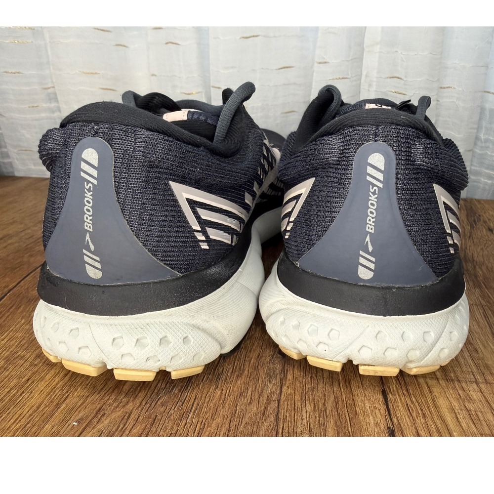 Brooks Ghost 13 Women's Running‎ Shoes Navy Pink 8 Neutral Cushion - Picture 5 of 8